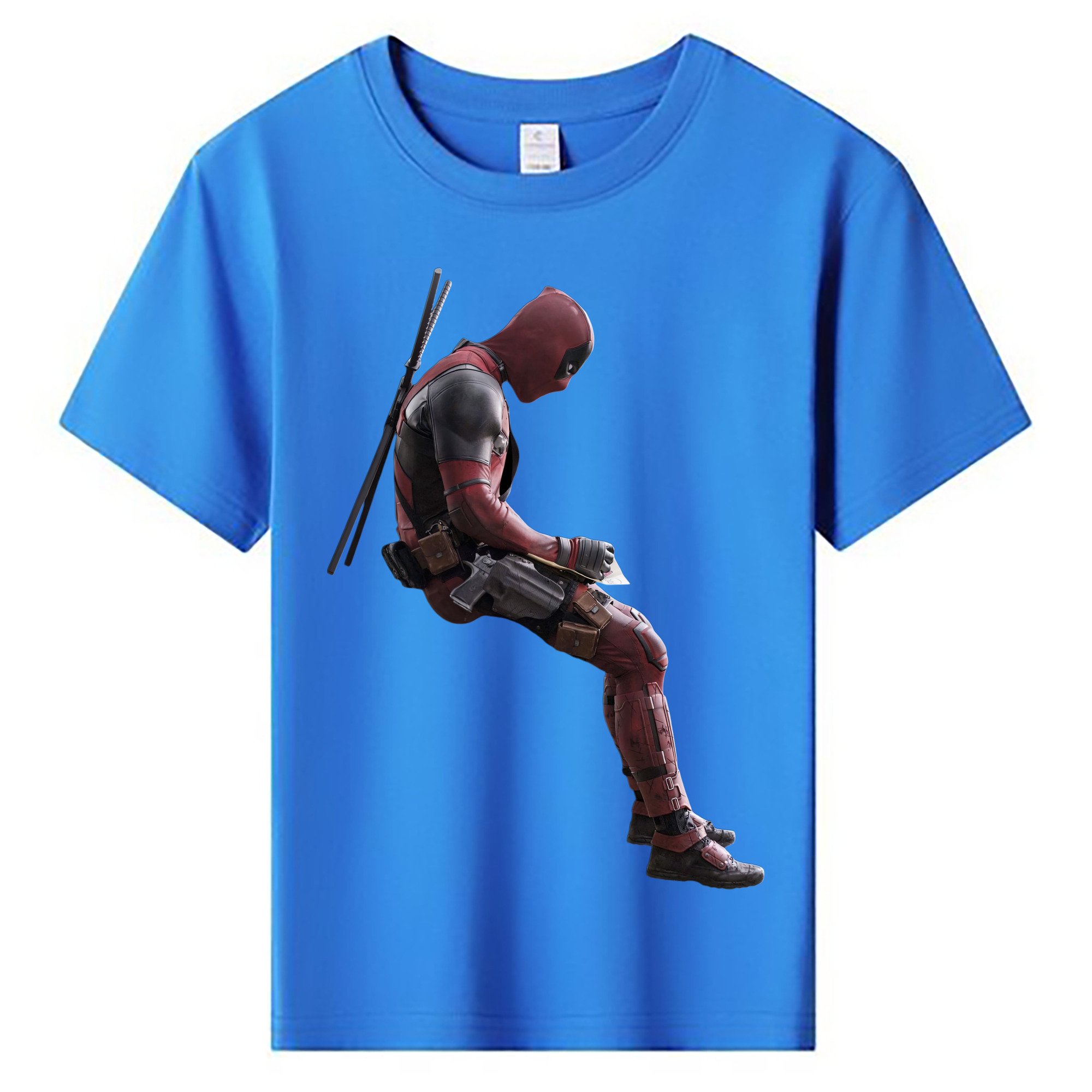 （画像用） Deadpool デッドプール 綿100％キッズTシャツ（フロントプリント）